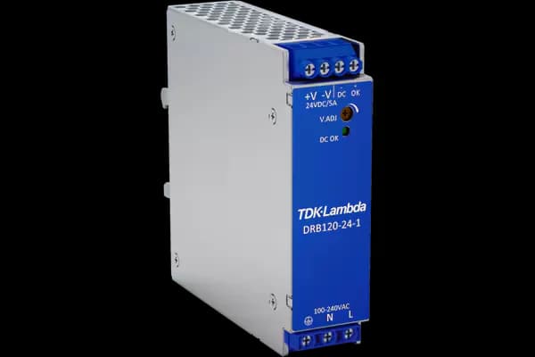 DRB120-24-1 — TDK-Lambda DIN-Rail Power Supply 120W 24VDC (DRB120-24-1)